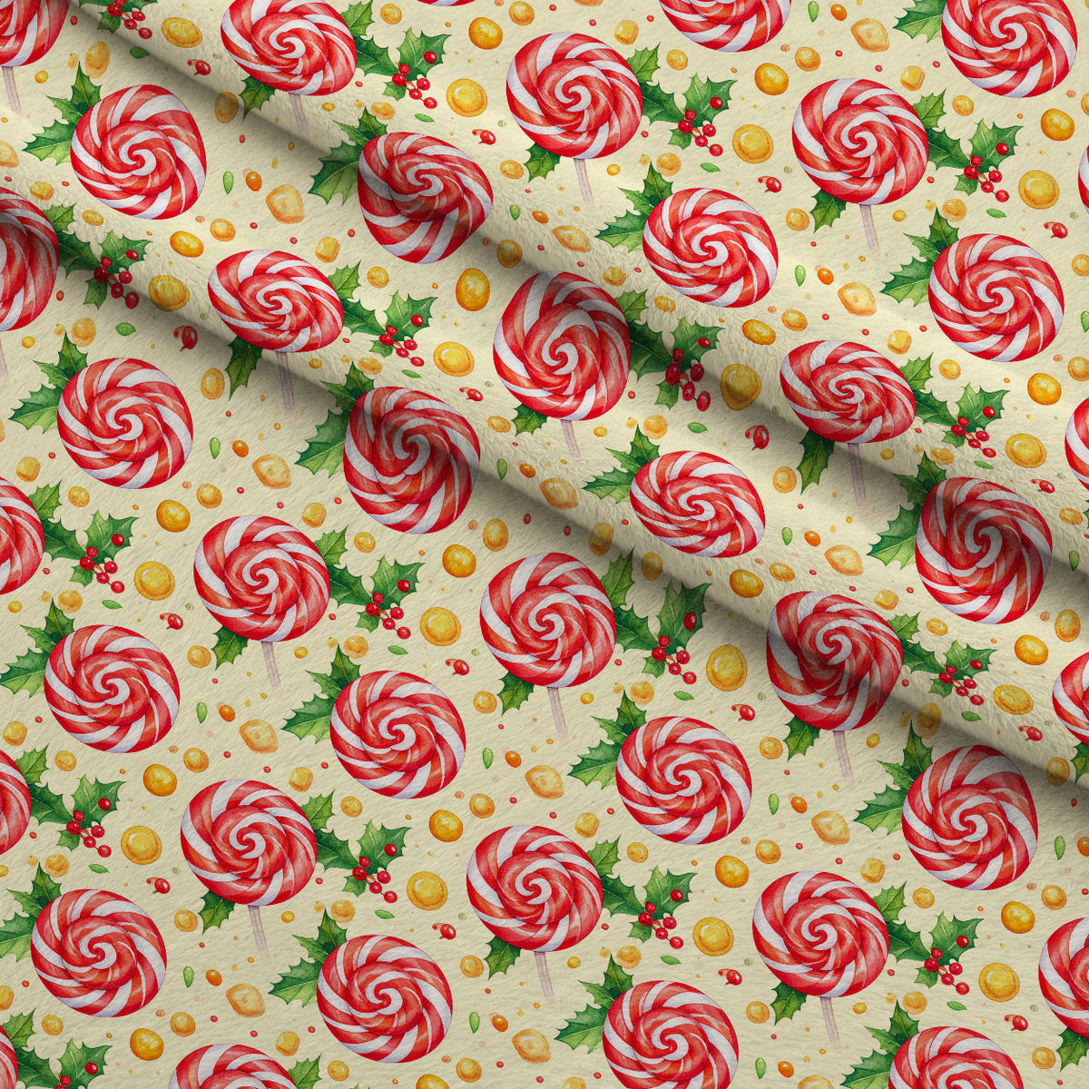 Starlit Hearth Pattern 27 Minky Fabric — plush minky folded close-up preview (mv-minky-v1:lying)