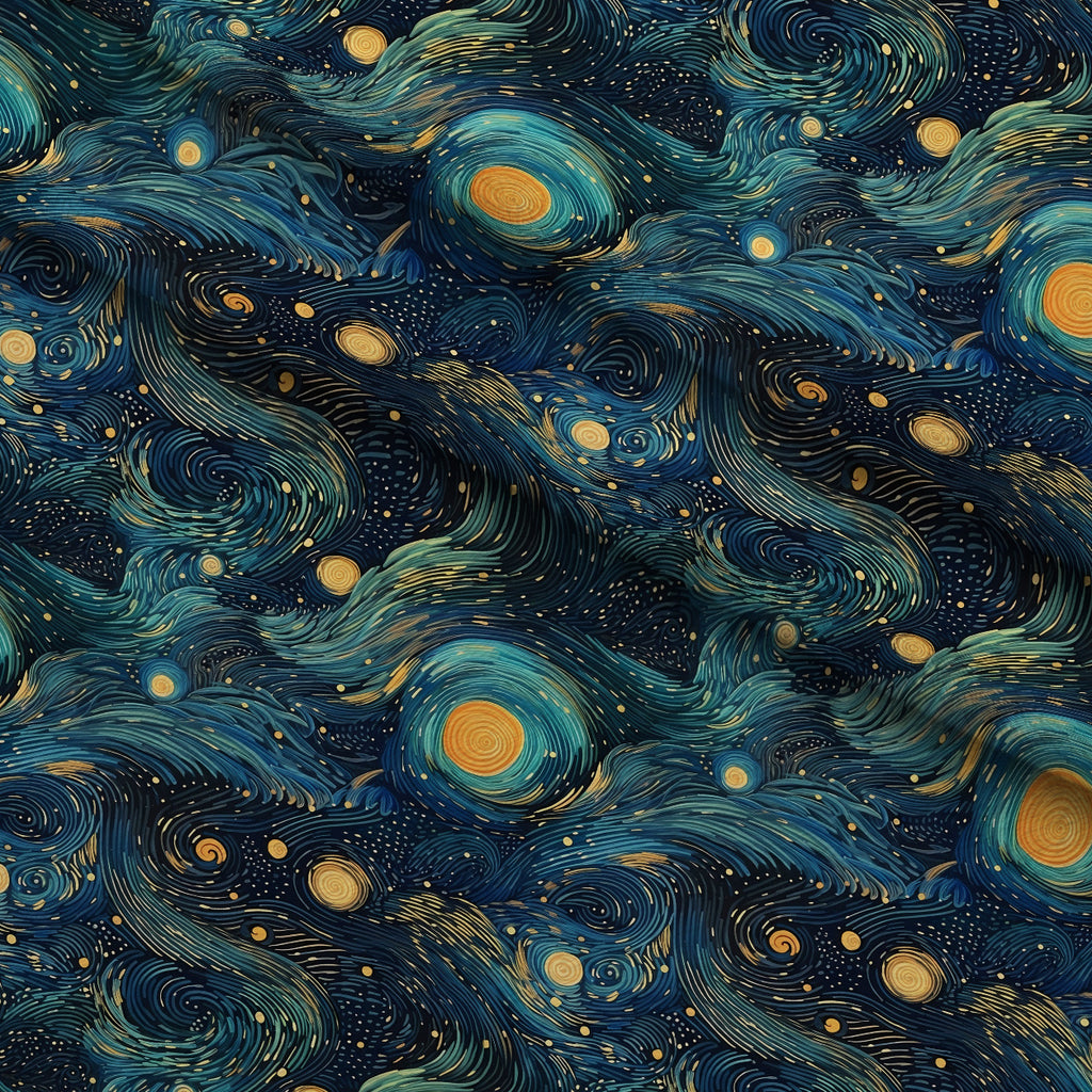 Starlit Swirls Pattern 16 Minky Fabric — plush minky folded close-up preview (mv-minky-v1:lying)