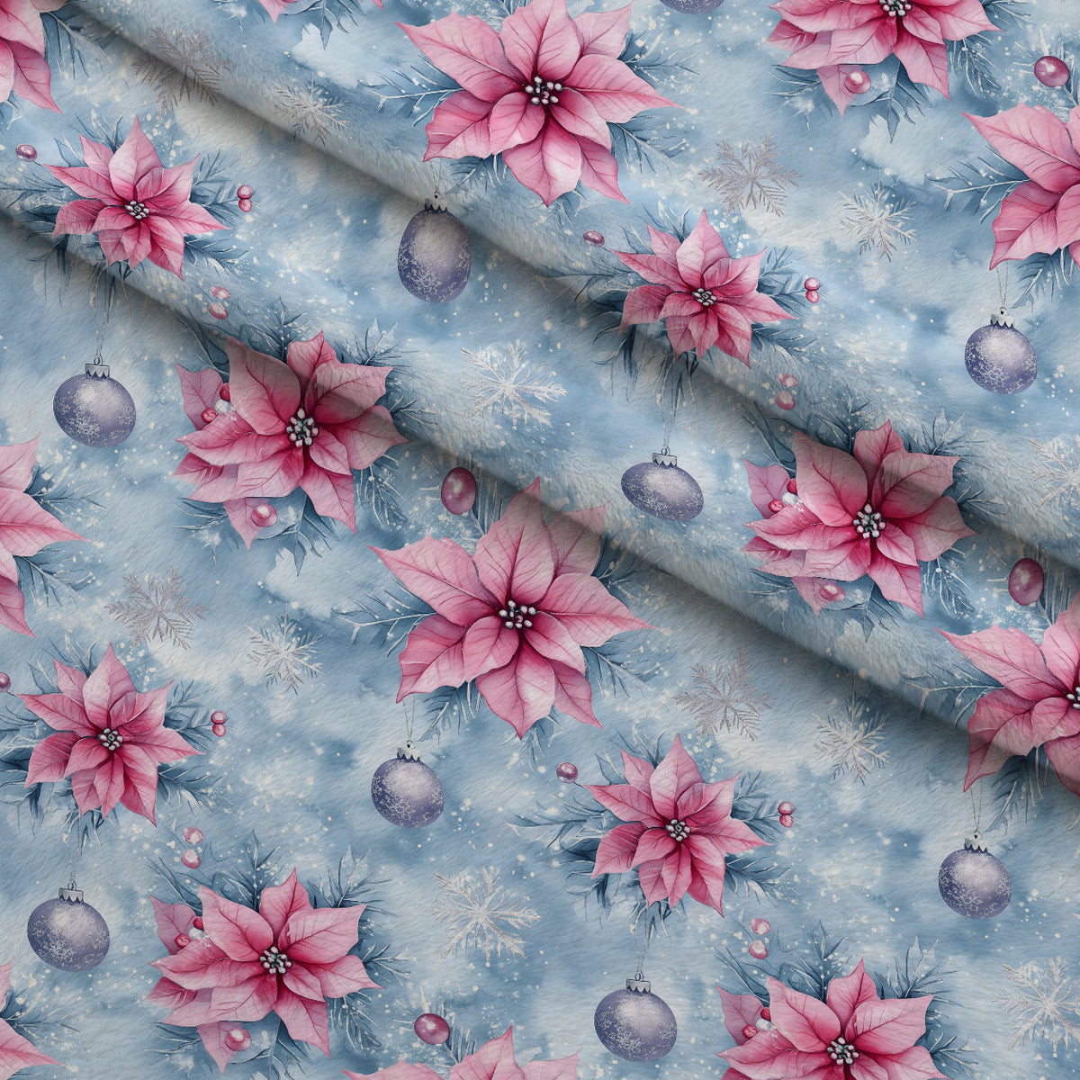 Starlit Winter Reverie Pattern 11 Minky Fabric — plush minky folded close-up preview (mv-minky-v1:lying)