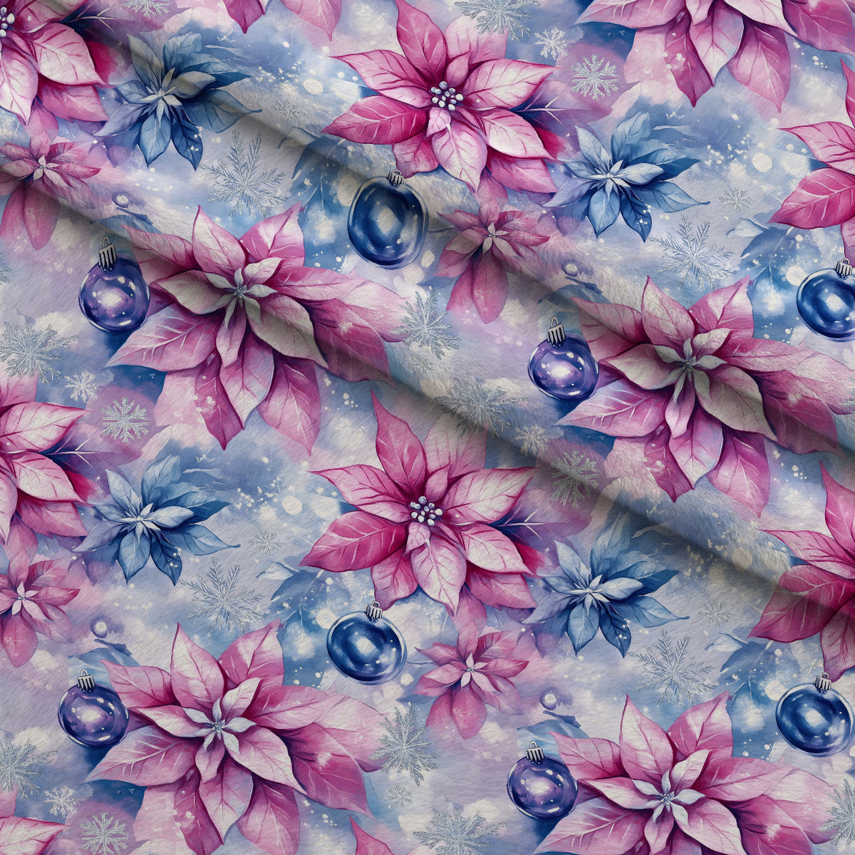 Starlit Winter Reverie Pattern 14 Minky Fabric — plush minky folded close-up preview (mv-minky-v1:lying)