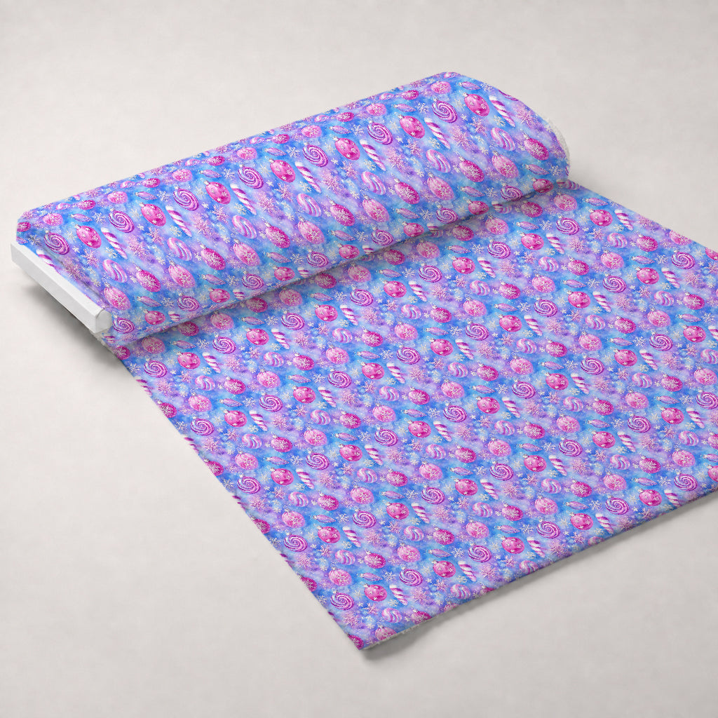 Starlit Winter Reverie Pattern 15 Minky Fabric — plush minky unrolled bolt preview (mv-minky-v1:bolt)