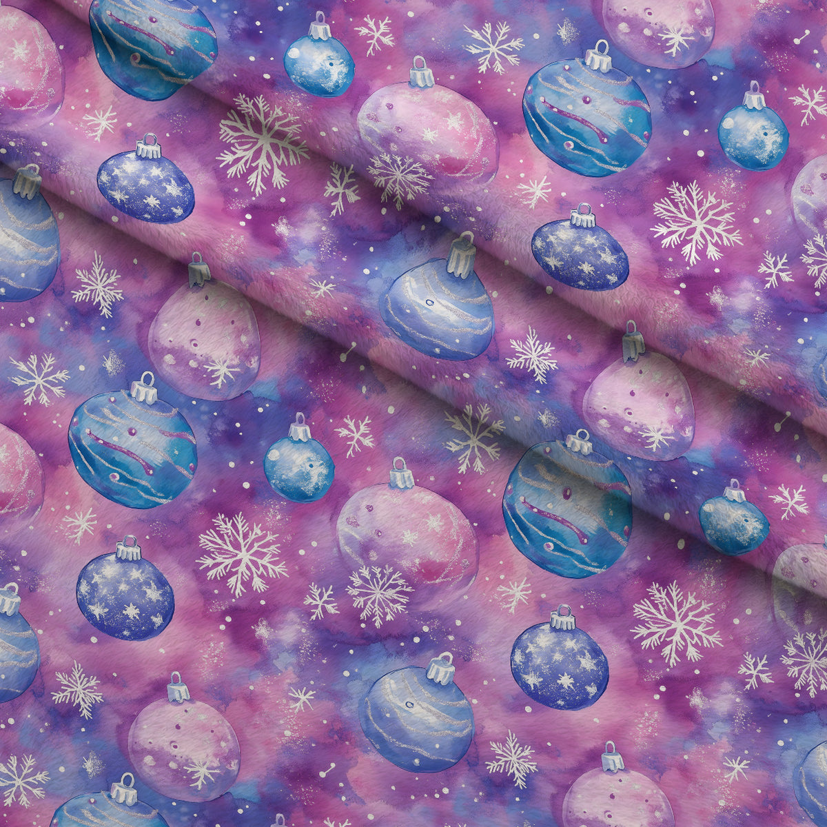 Starlit Winter Reverie Pattern 3 Minky Fabric — plush minky folded close-up preview (mv-minky-v1:lying)