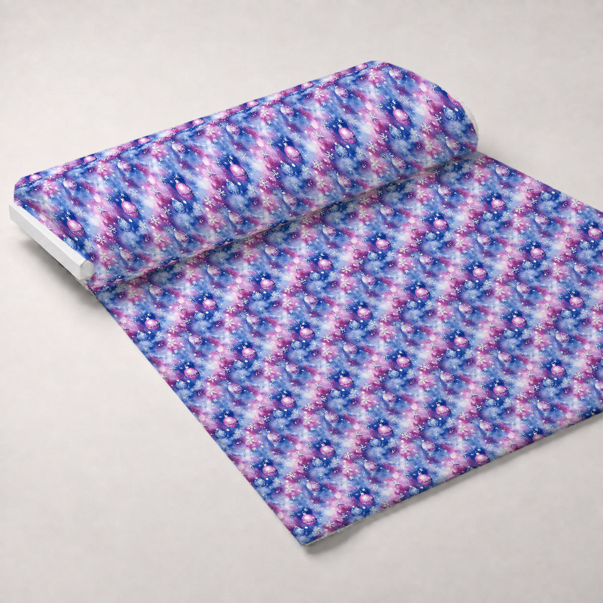 Starlit Winter Reverie Pattern 4 Minky Fabric — plush minky unrolled bolt preview (mv-minky-v1:bolt)
