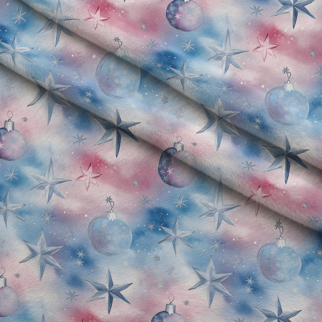 Starlit Winter Reverie Pattern 7 Minky Fabric — plush minky folded close-up preview (mv-minky-v1:lying)