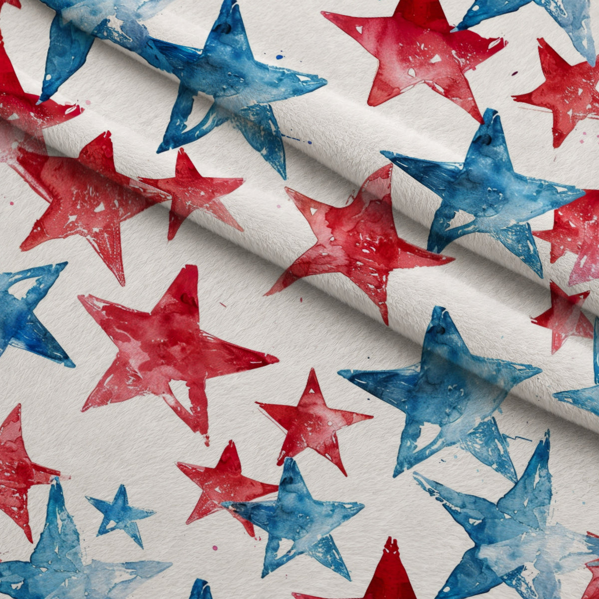 Stars and Stripes Pattern 17 Minky Fabric — plush minky folded close-up preview (mv-minky-v1:lying)