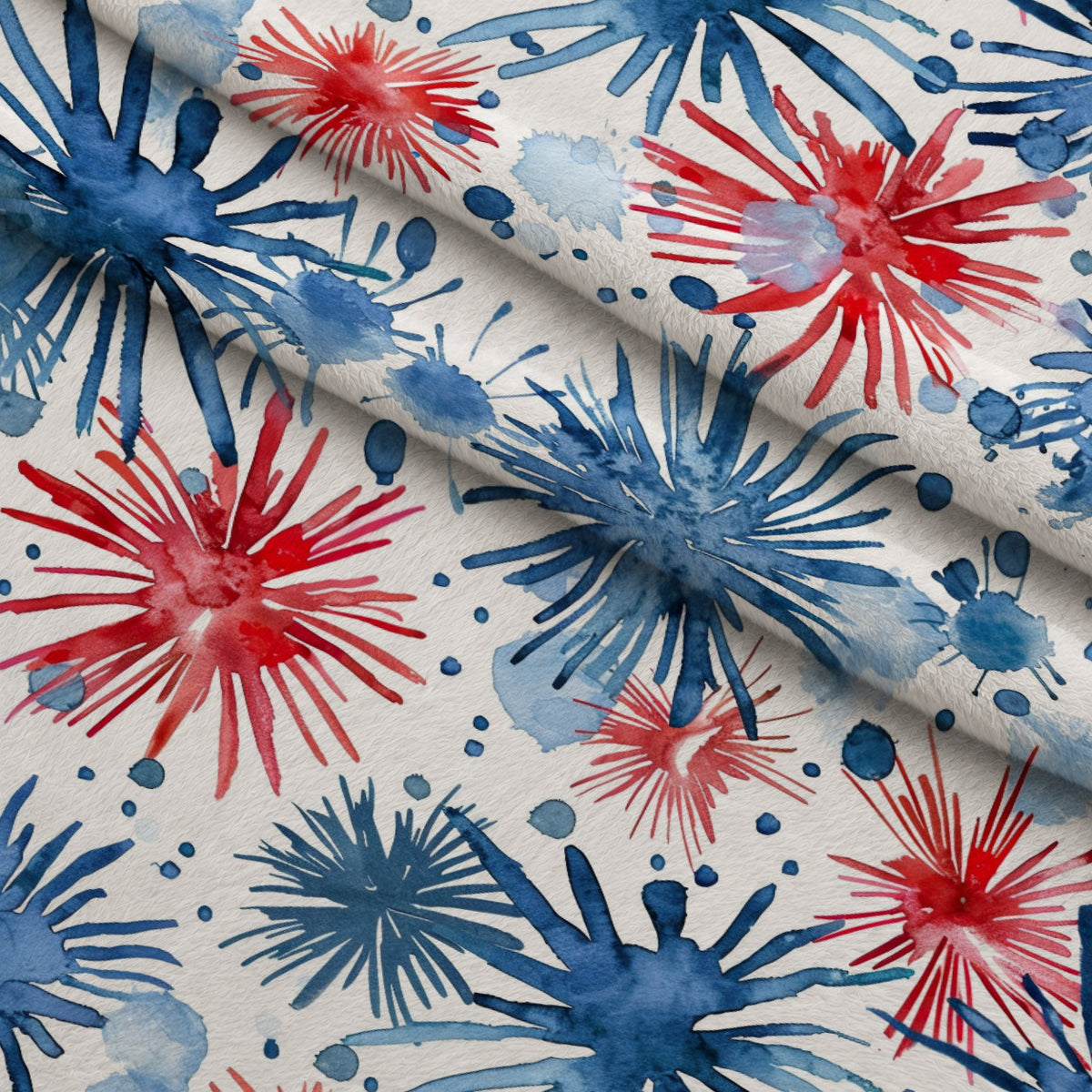 Stars and Stripes Pattern 7 Minky Fabric — plush minky folded close-up preview (mv-minky-v1:lying)