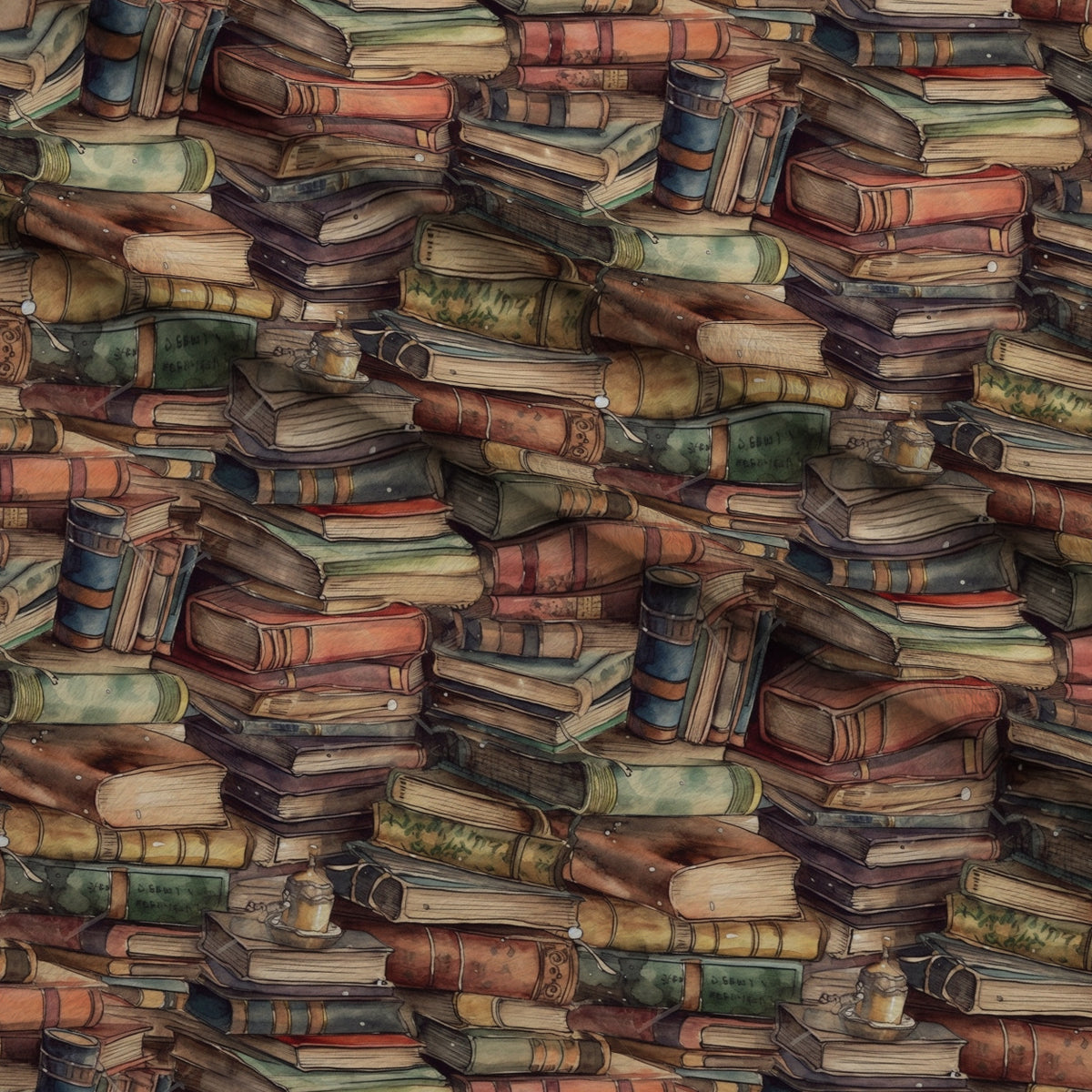 Storybook Vines Pattern 16 Minky Fabric — plush minky folded close-up preview (mv-minky-v1:lying)