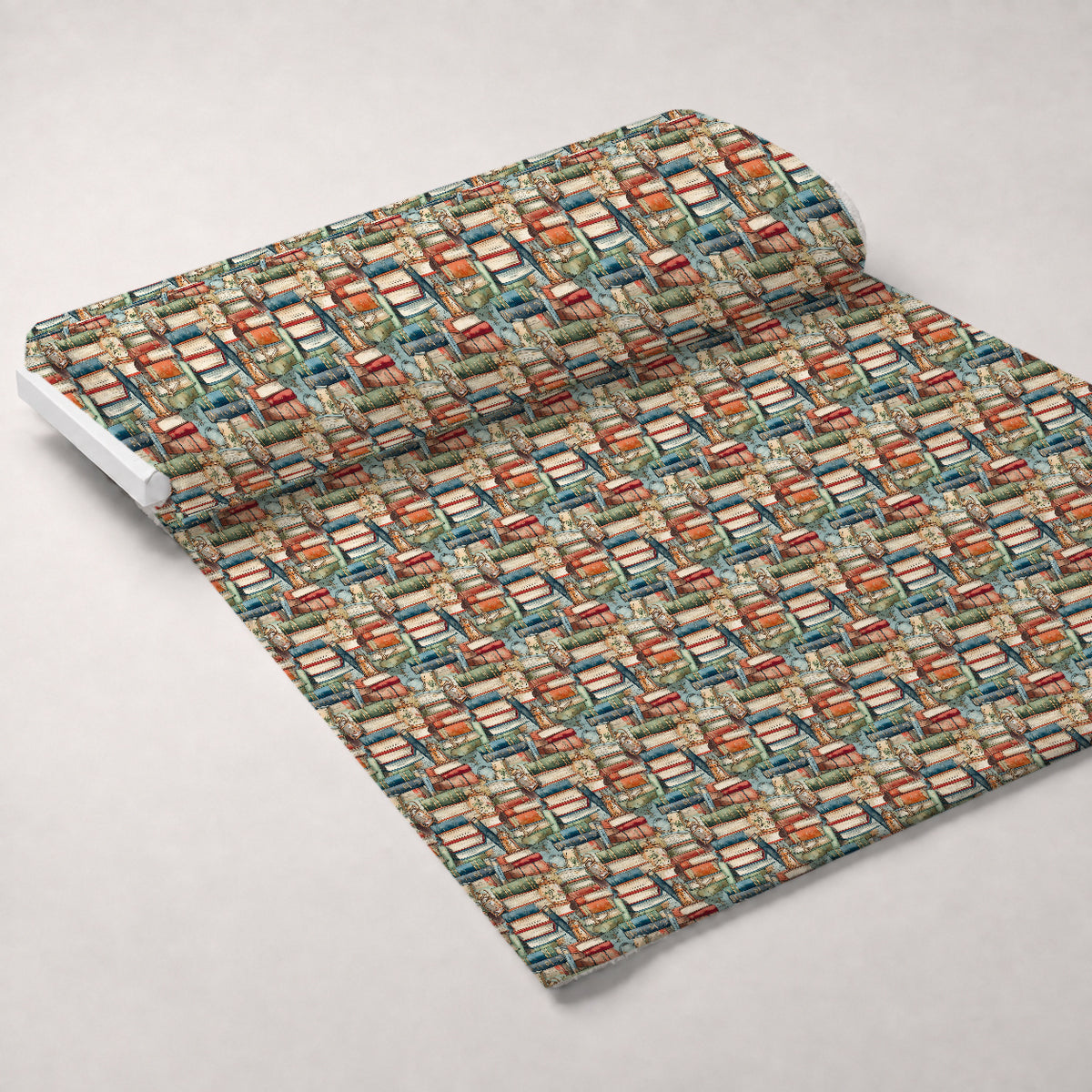 Storybook Vines Pattern 8 Minky Fabric — plush minky unrolled bolt preview (mv-minky-v1:bolt)