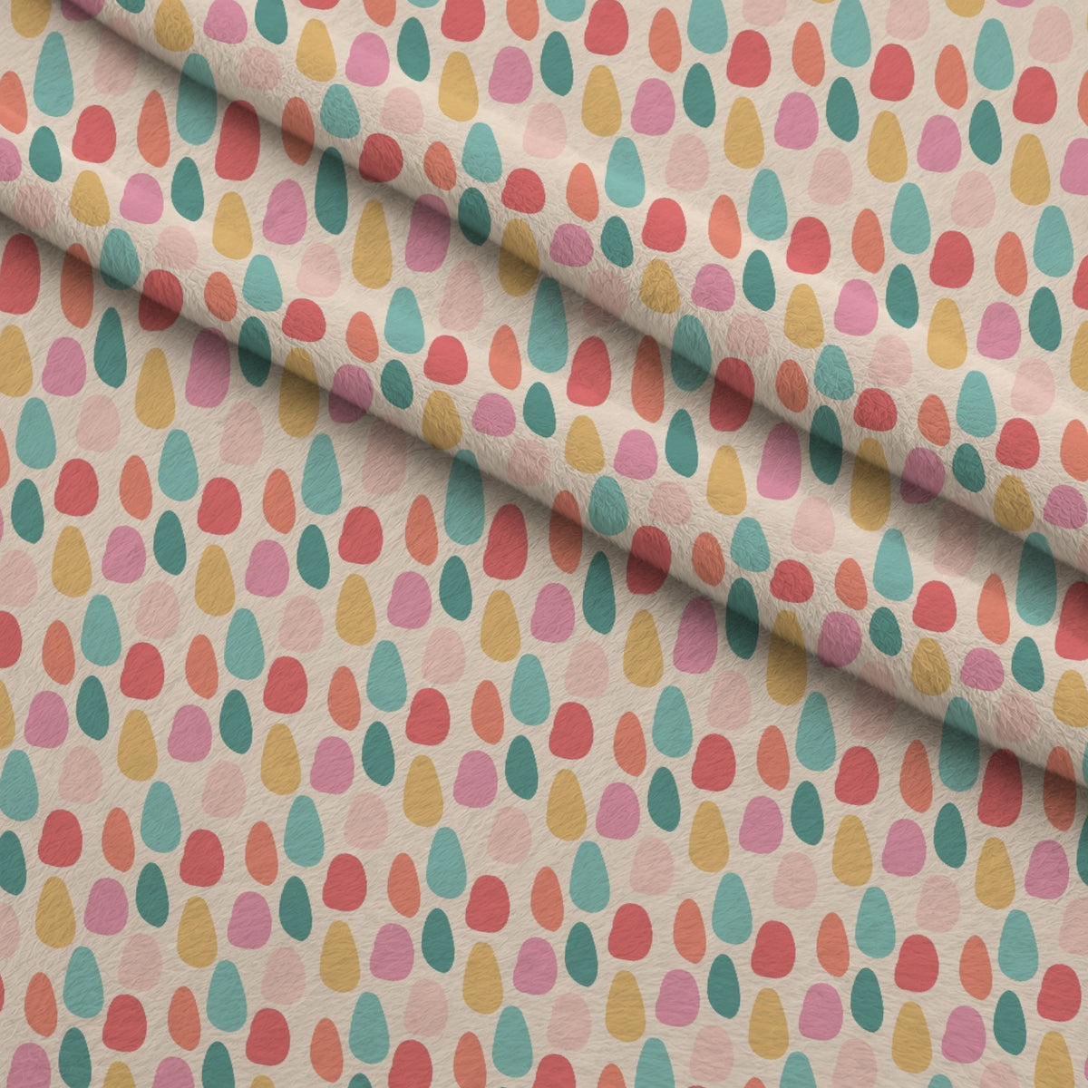 Sugarplum Holiday Pattern 2 Minky Fabric — plush minky folded close-up preview (mv-minky-v1:lying)