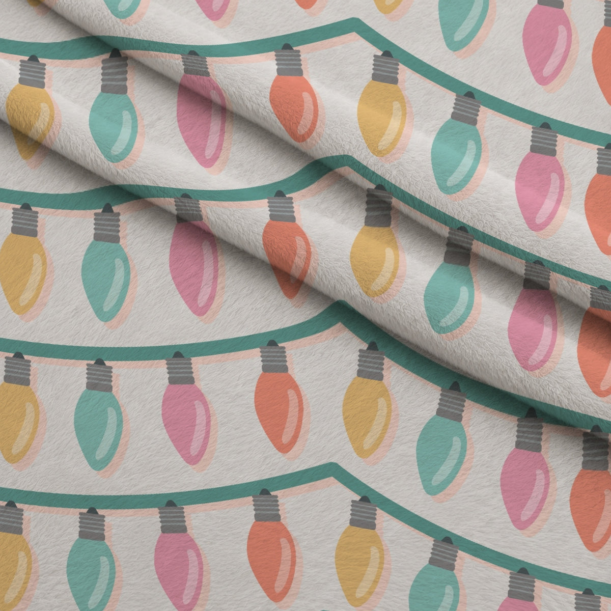 Sugarplum Holiday Pattern 6 Minky Fabric — plush minky folded close-up preview (mv-minky-v1:lying)