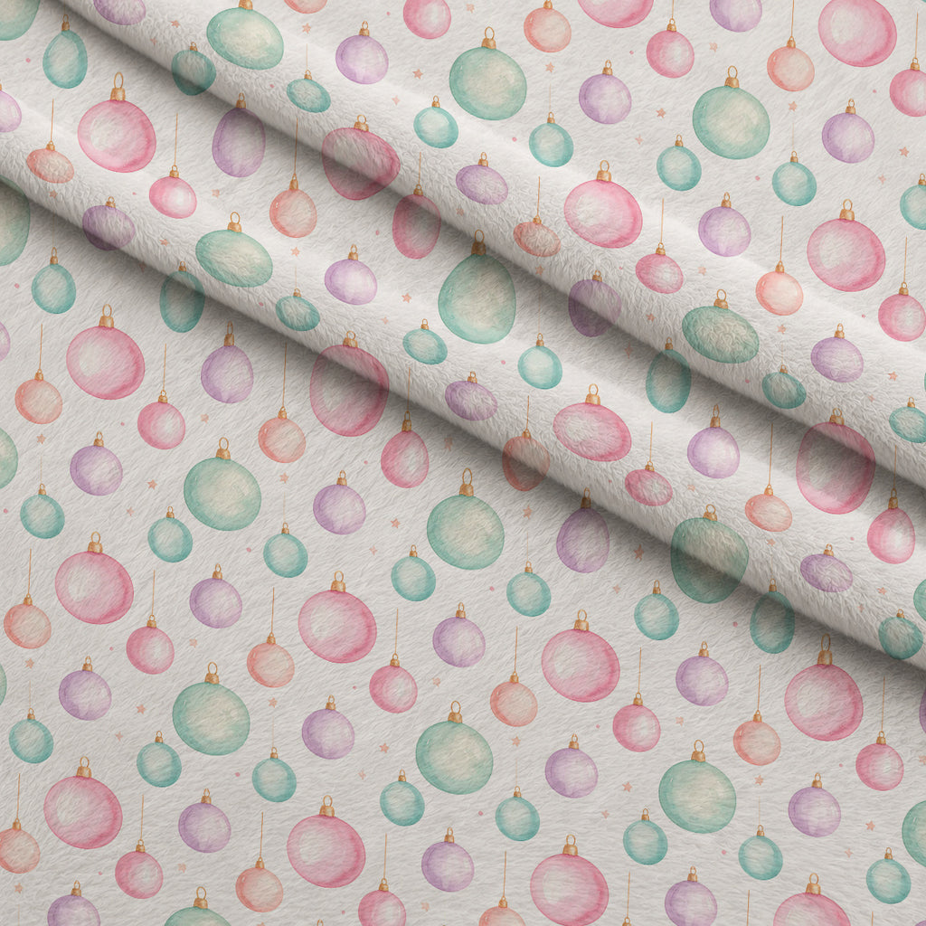 Sugarplum Winter Whimsy Pattern 1 Minky Fabric — plush minky folded close-up preview (mv-minky-v1:lying)