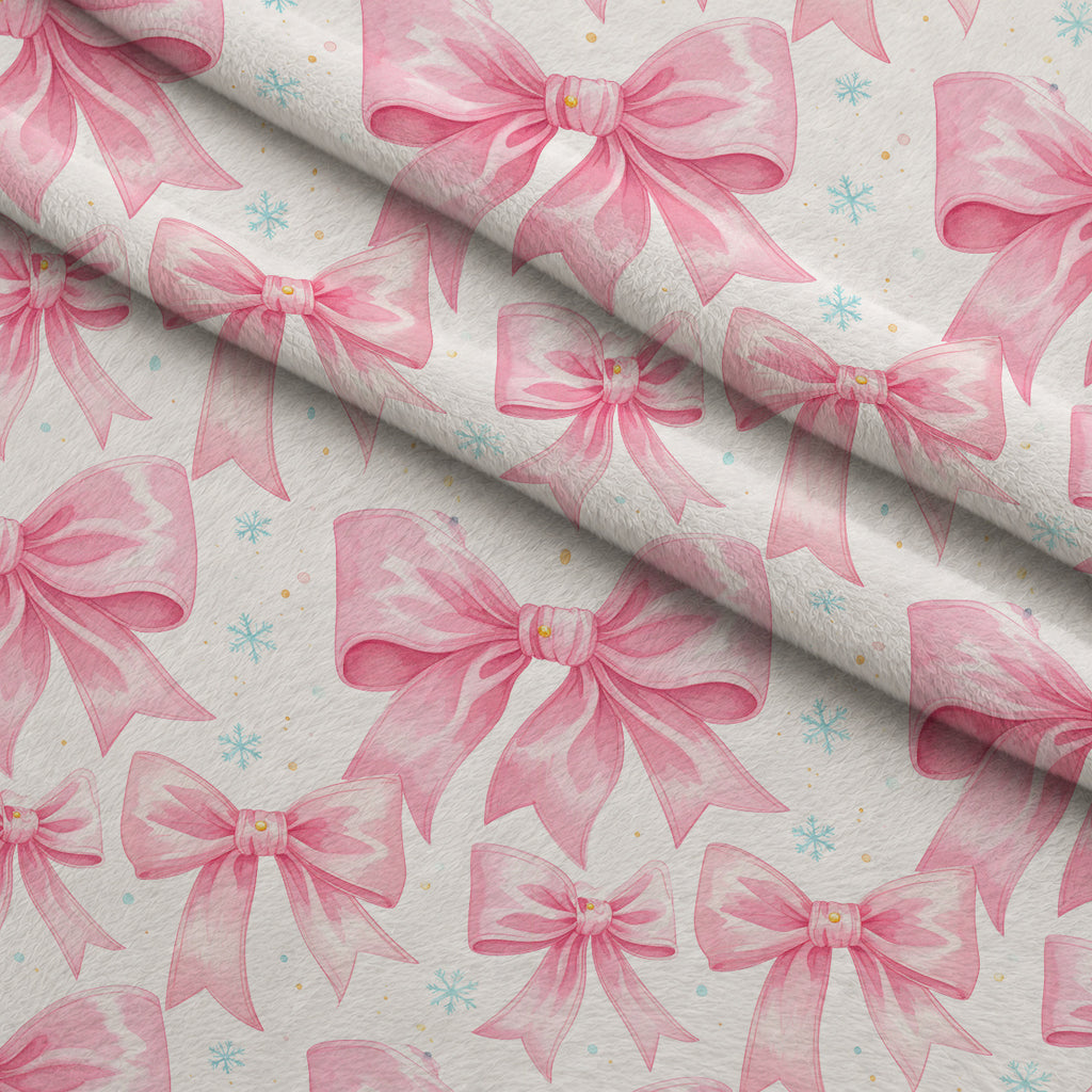 Sugarplum Winter Whimsy Pattern 11 Minky Fabric — plush minky folded close-up preview (mv-minky-v1:lying)