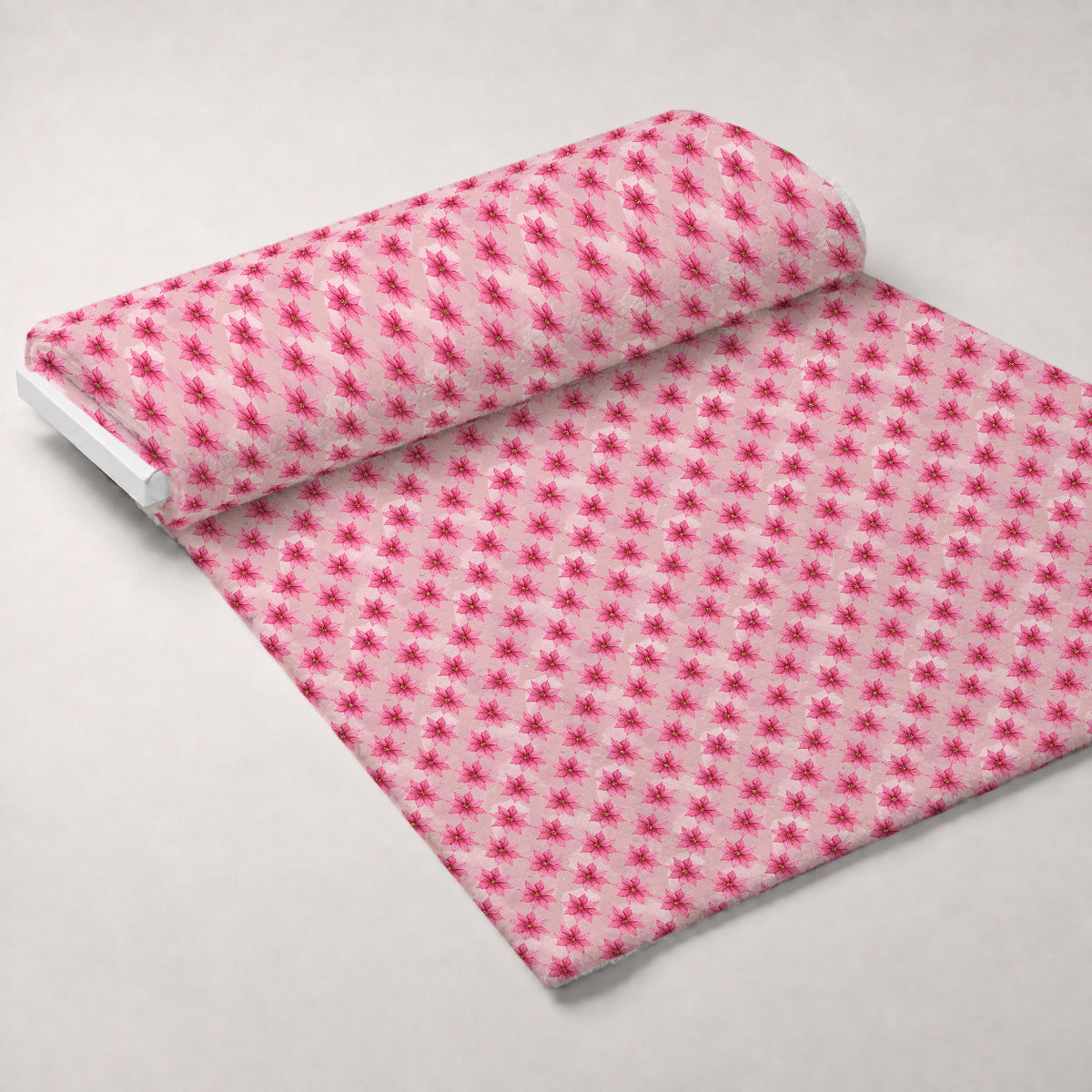 Sugarplum Winter Whimsy Pattern 16 Minky Fabric — plush minky unrolled bolt preview (mv-minky-v1:bolt)