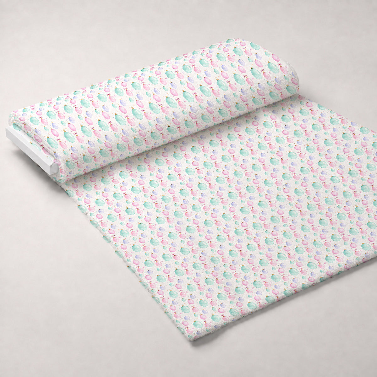 Sugarplum Winter Whimsy Pattern 30 Minky Fabric — plush minky unrolled bolt preview (mv-minky-v1:bolt)
