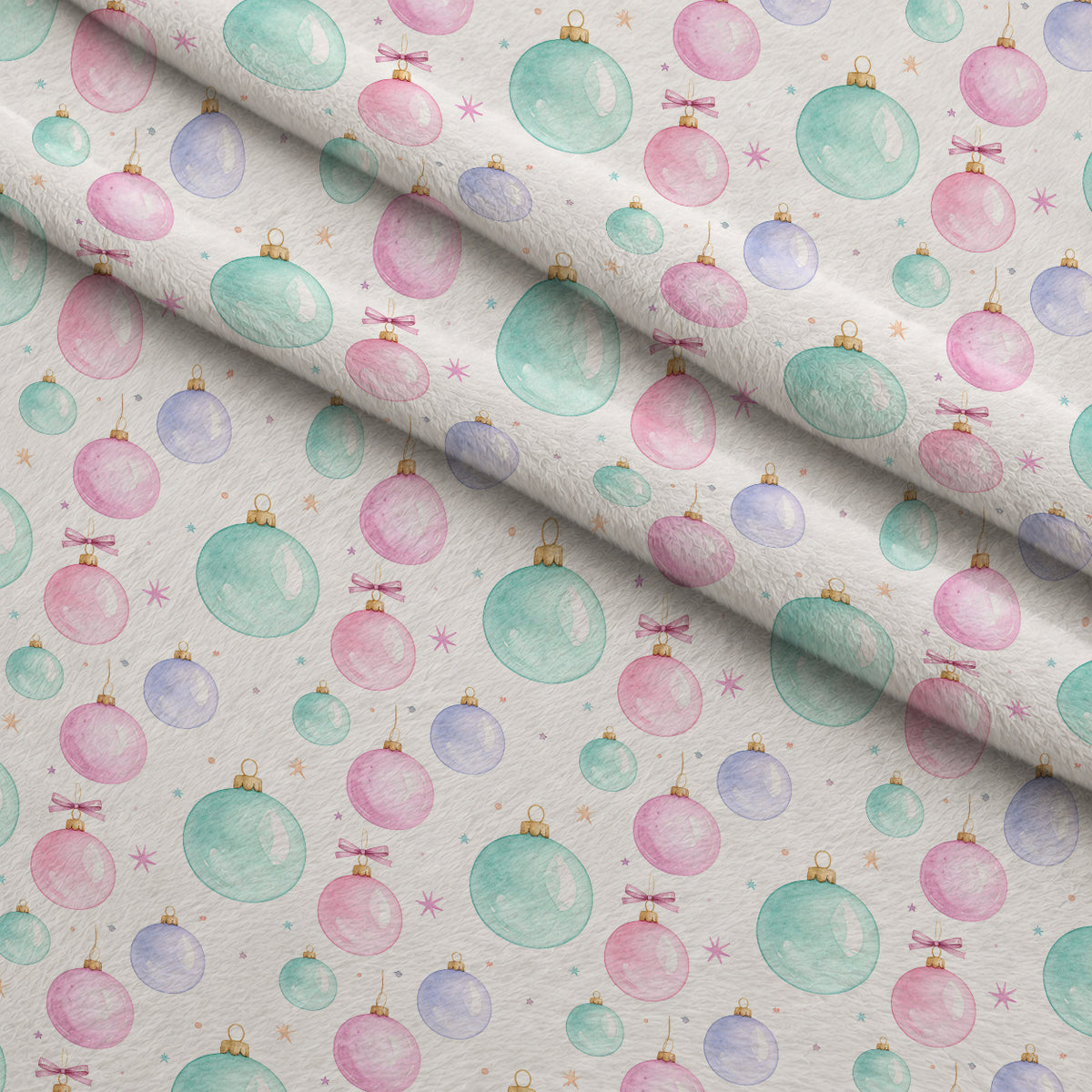 Sugarplum Winter Whimsy Pattern 30 Minky Fabric — plush minky folded close-up preview (mv-minky-v1:lying)