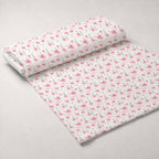 Sugarplum Winter Whimsy Pattern 5 Minky Fabric — plush minky unrolled bolt preview (mv-minky-v1:bolt)