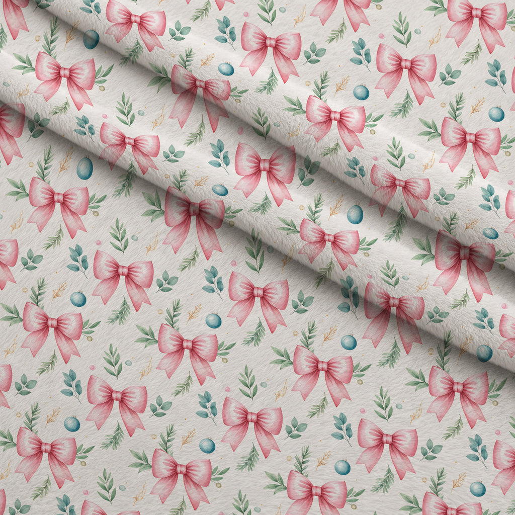 Sugarplum Winter Whimsy Pattern 6 Minky Fabric — plush minky folded close-up preview (mv-minky-v1:lying)