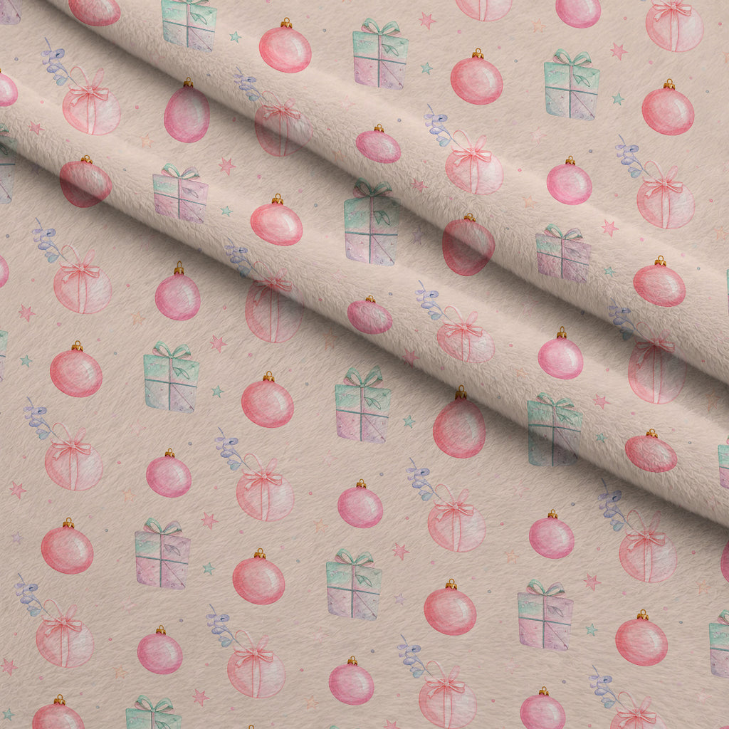 Sugarplum Winter Whimsy Pattern 7 Minky Fabric — plush minky folded close-up preview (mv-minky-v1:lying)