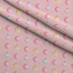 Sugarplum Winter Whimsy Pattern 8 Minky Fabric — plush minky folded close-up preview (mv-minky-v1:lying)