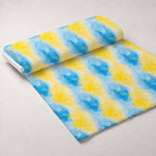 Sunlit Azulejo Pattern 13 Minky Fabric — plush minky unrolled bolt preview (mv-minky-v1:bolt)