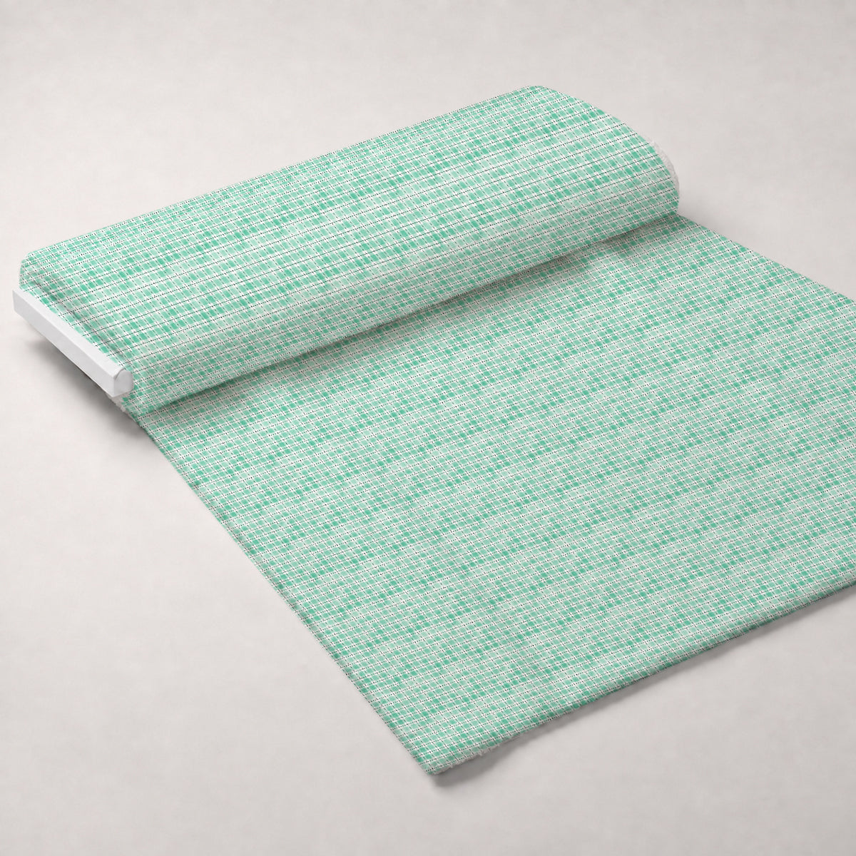 Sunwashed Tartan Pattern 33 Minky Fabric — plush minky unrolled bolt preview (mv-minky-v1:bolt)