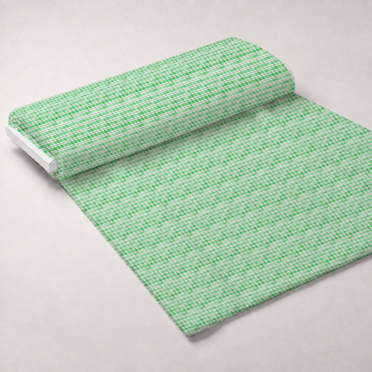 Sunwashed Tartan Pattern 37 Minky Fabric — plush minky unrolled bolt preview (mv-minky-v1:bolt)