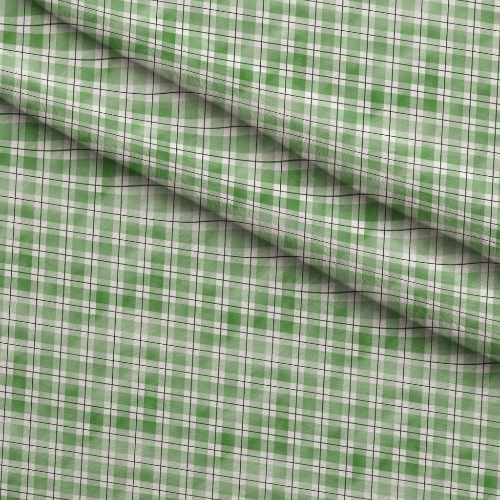 Sunwashed Tartan Pattern 38 Minky Fabric — plush minky folded close-up preview (mv-minky-v1:lying)