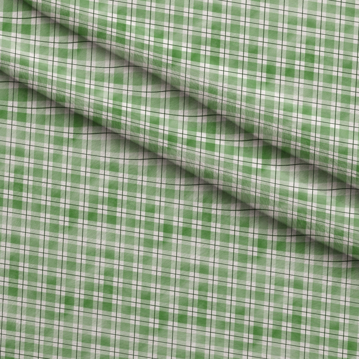 Sunwashed Tartan Pattern 38 Minky Fabric — plush minky folded close-up preview (mv-minky-v1:lying)