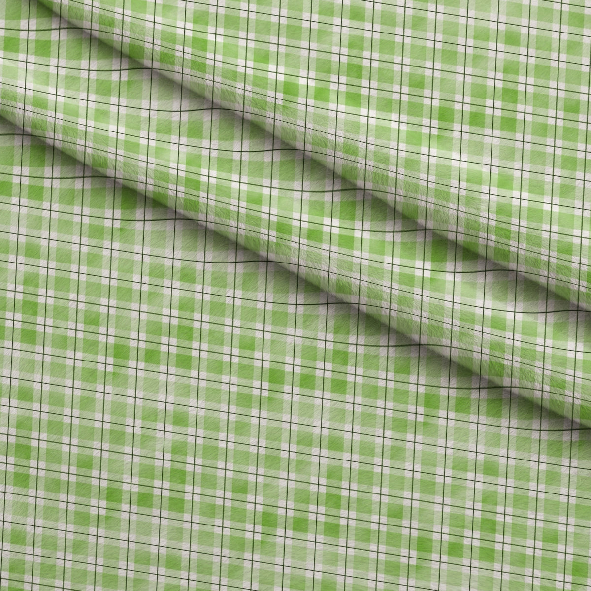 Sunwashed Tartan Pattern 39 Minky Fabric — plush minky folded close-up preview (mv-minky-v1:lying)