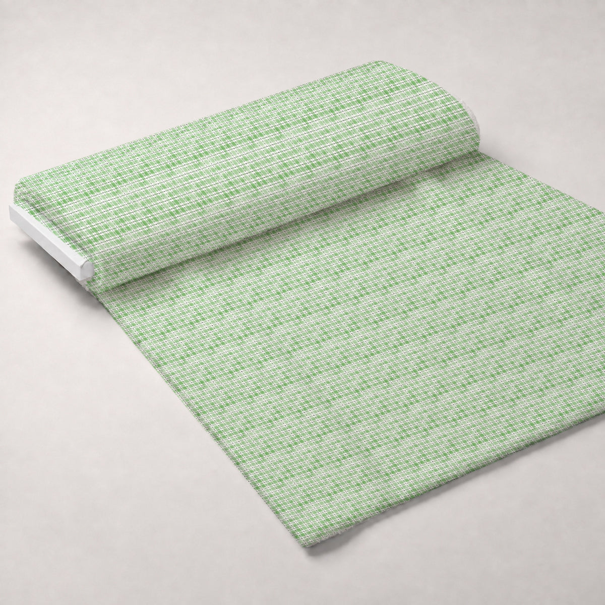 Sunwashed Tartan Pattern 40 Minky Fabric — plush minky unrolled bolt preview (mv-minky-v1:bolt)