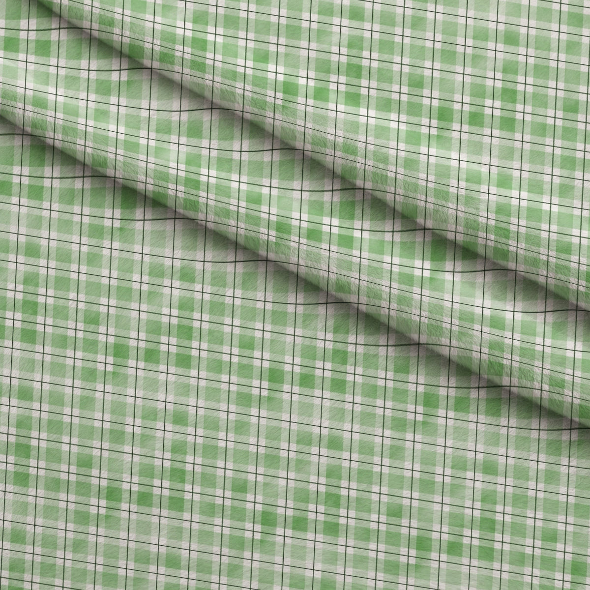 Sunwashed Tartan Pattern 40 Minky Fabric — plush minky folded close-up preview (mv-minky-v1:lying)