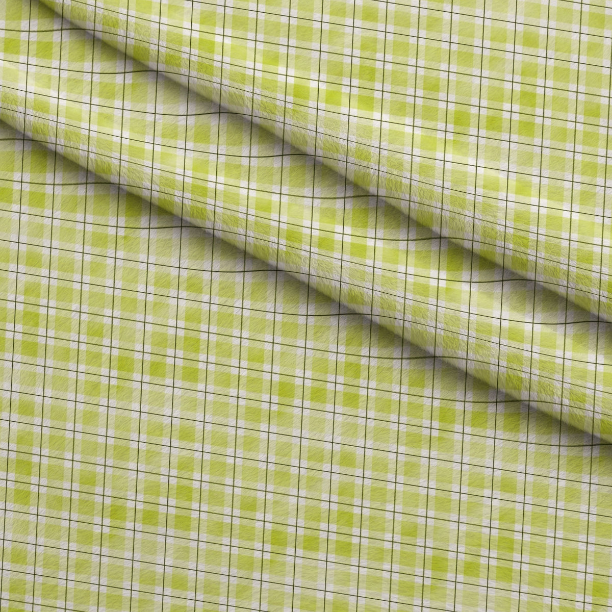 Sunwashed Tartan Pattern 41 Minky Fabric — plush minky folded close-up preview (mv-minky-v1:lying)