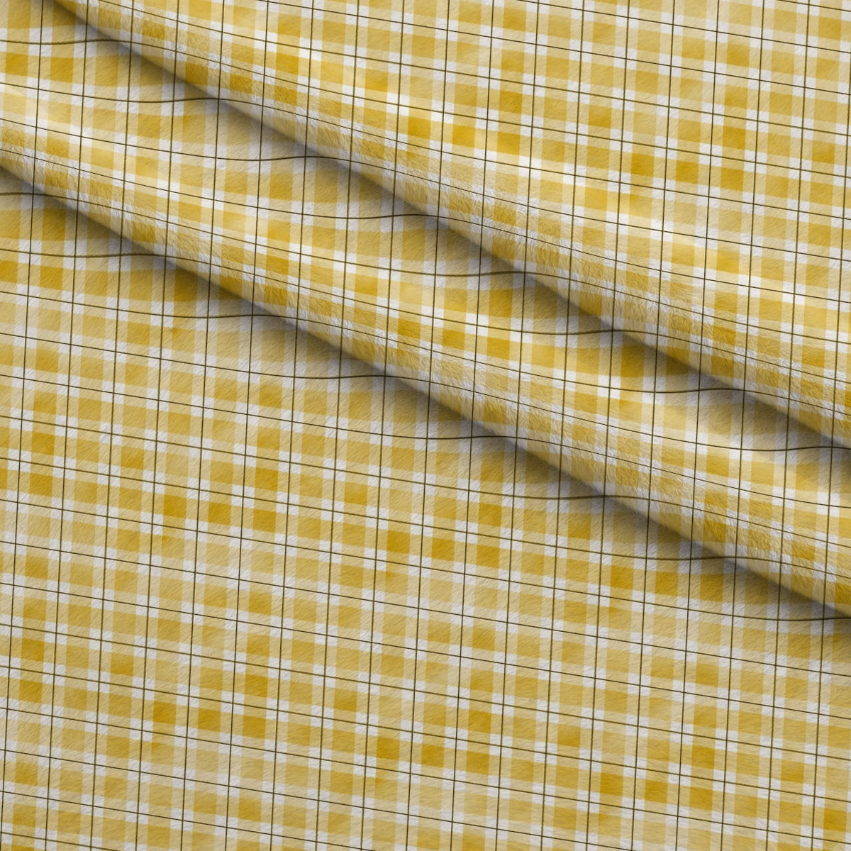 Sunwashed Tartan Pattern 44 Minky Fabric — plush minky folded close-up preview (mv-minky-v1:lying)