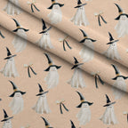 Sweet Spooks Pattern 1 Minky Fabric — plush minky folded close-up preview (mv-minky-v1:lying)