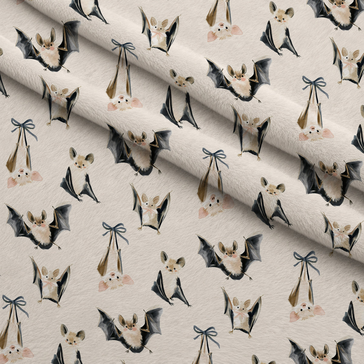 Sweet Spooks Pattern 4 Minky Fabric — plush minky folded close-up preview (mv-minky-v1:lying)