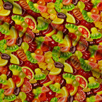Sweet Squiggles Pattern 5 Minky Fabric — plush minky folded close-up preview (mv-minky-v1:lying)