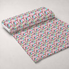 Sweet Squiggles Pattern 8 Minky Fabric — plush minky unrolled bolt preview (mv-minky-v1:bolt)
