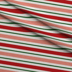 Sweet Strawberry Multicolour Stripes Minky Fabric — plush minky folded close-up preview (mv-minky-v1:lying)