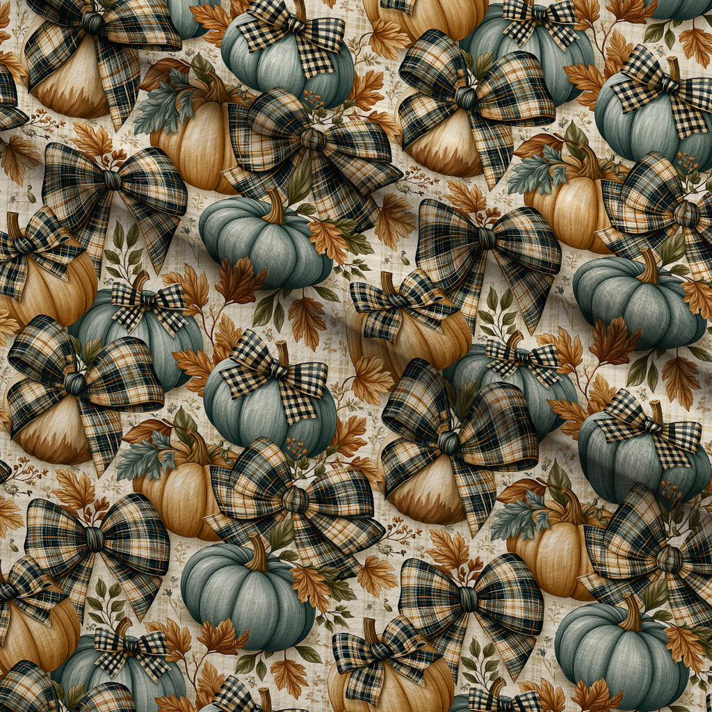 Tartan Harvest Gathering Pattern 6 Minky Fabric — plush minky folded close-up preview (mv-minky-v1:lying)
