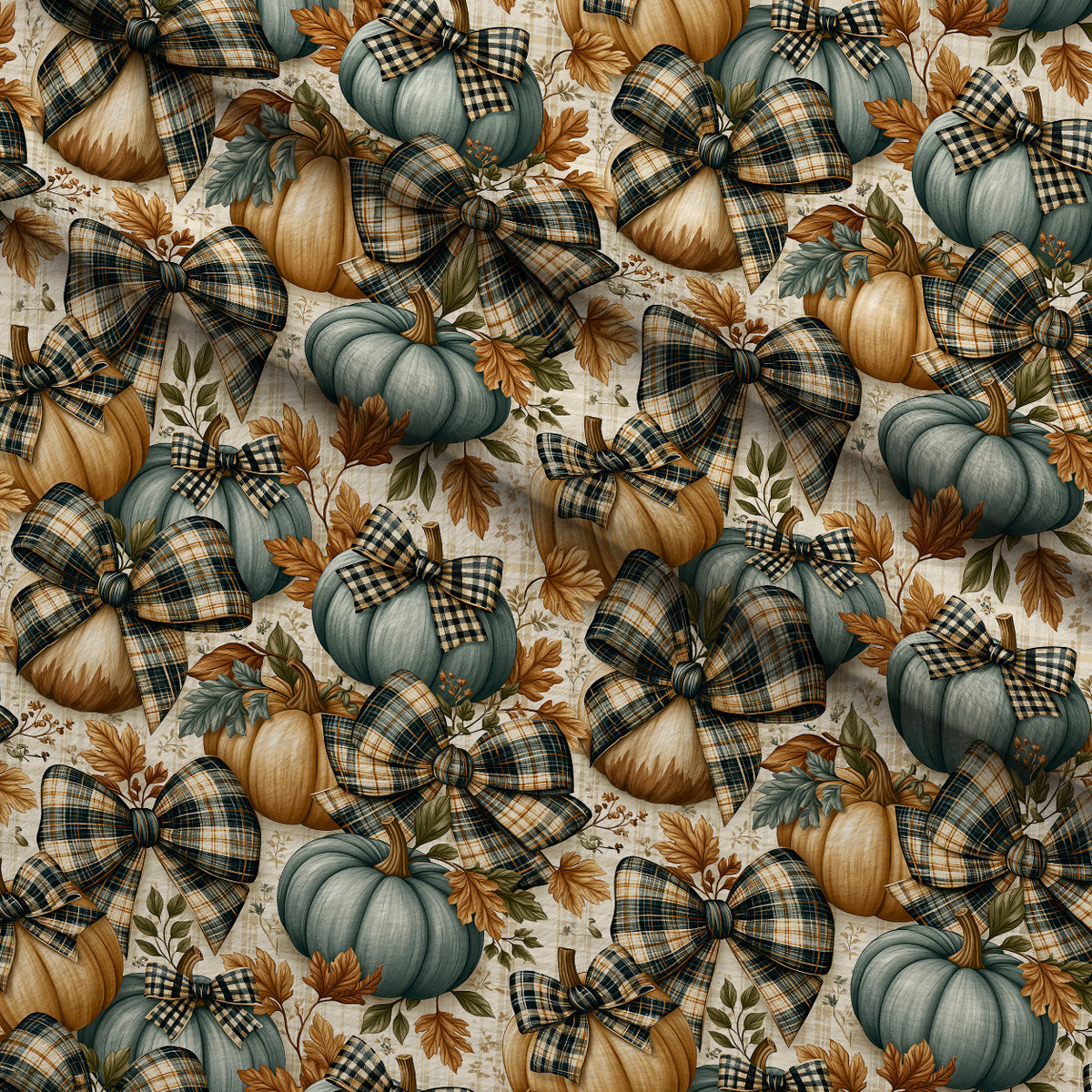 Tartan Harvest Gathering Pattern 6 Minky Fabric — plush minky folded close-up preview (mv-minky-v1:lying)
