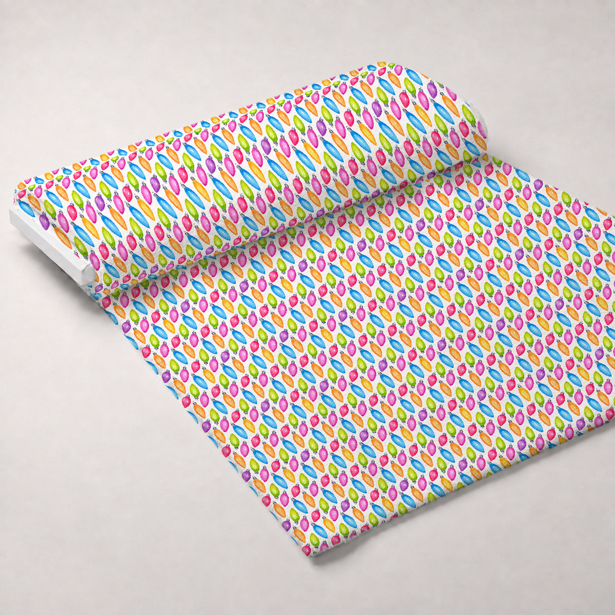 Technicolor Twinkle Pattern 1 Minky Fabric — plush minky unrolled bolt preview (mv-minky-v1:bolt)
