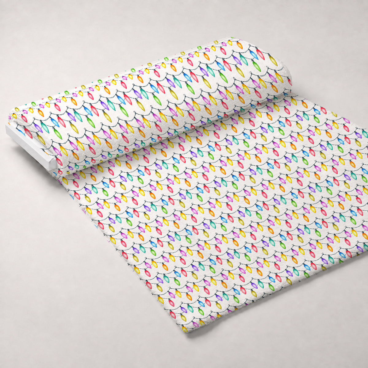 Technicolor Twinkle Pattern 10 Minky Fabric — plush minky unrolled bolt preview (mv-minky-v1:bolt)