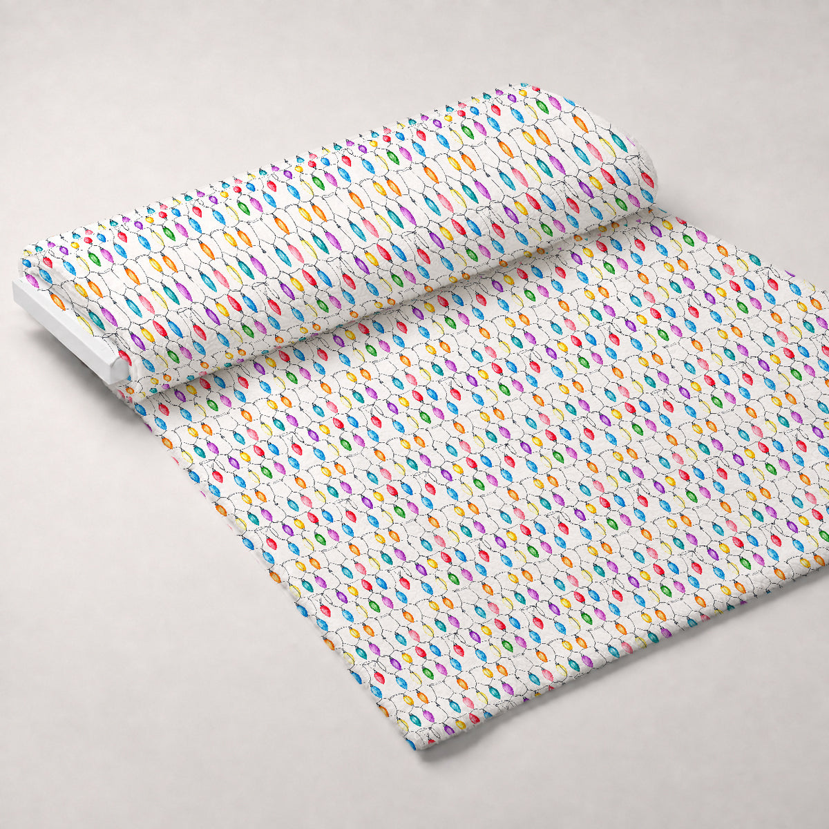 Technicolor Twinkle Pattern 11 Minky Fabric — plush minky unrolled bolt preview (mv-minky-v1:bolt)