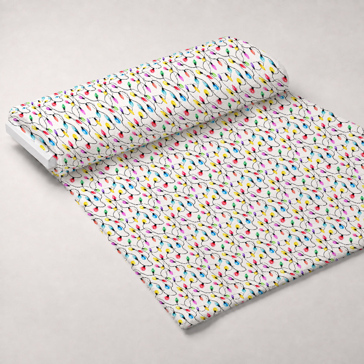 Technicolor Twinkle Pattern 20 Minky Fabric — plush minky unrolled bolt preview (mv-minky-v1:bolt)