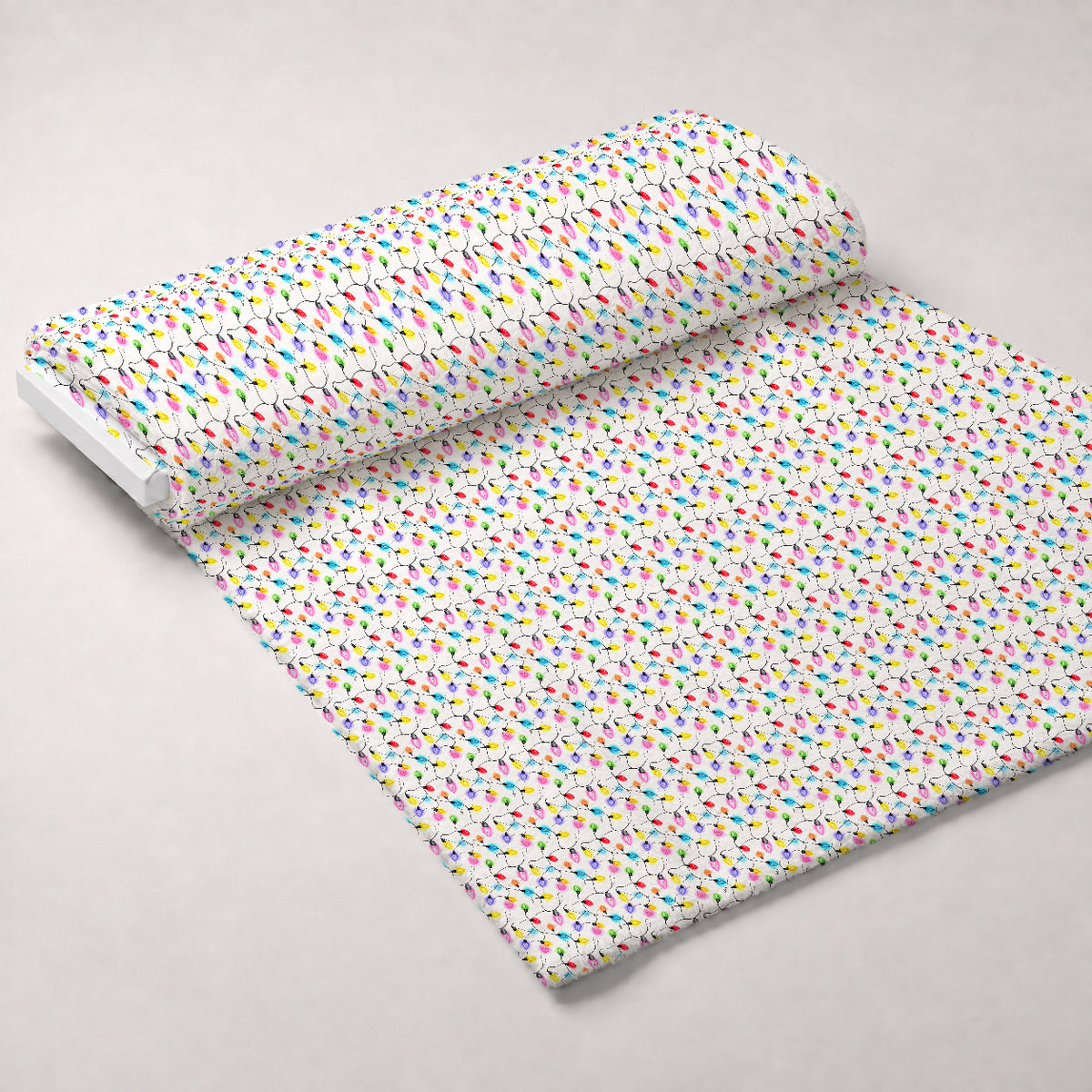 Technicolor Twinkle Pattern 21 Minky Fabric — plush minky unrolled bolt preview (mv-minky-v1:bolt)