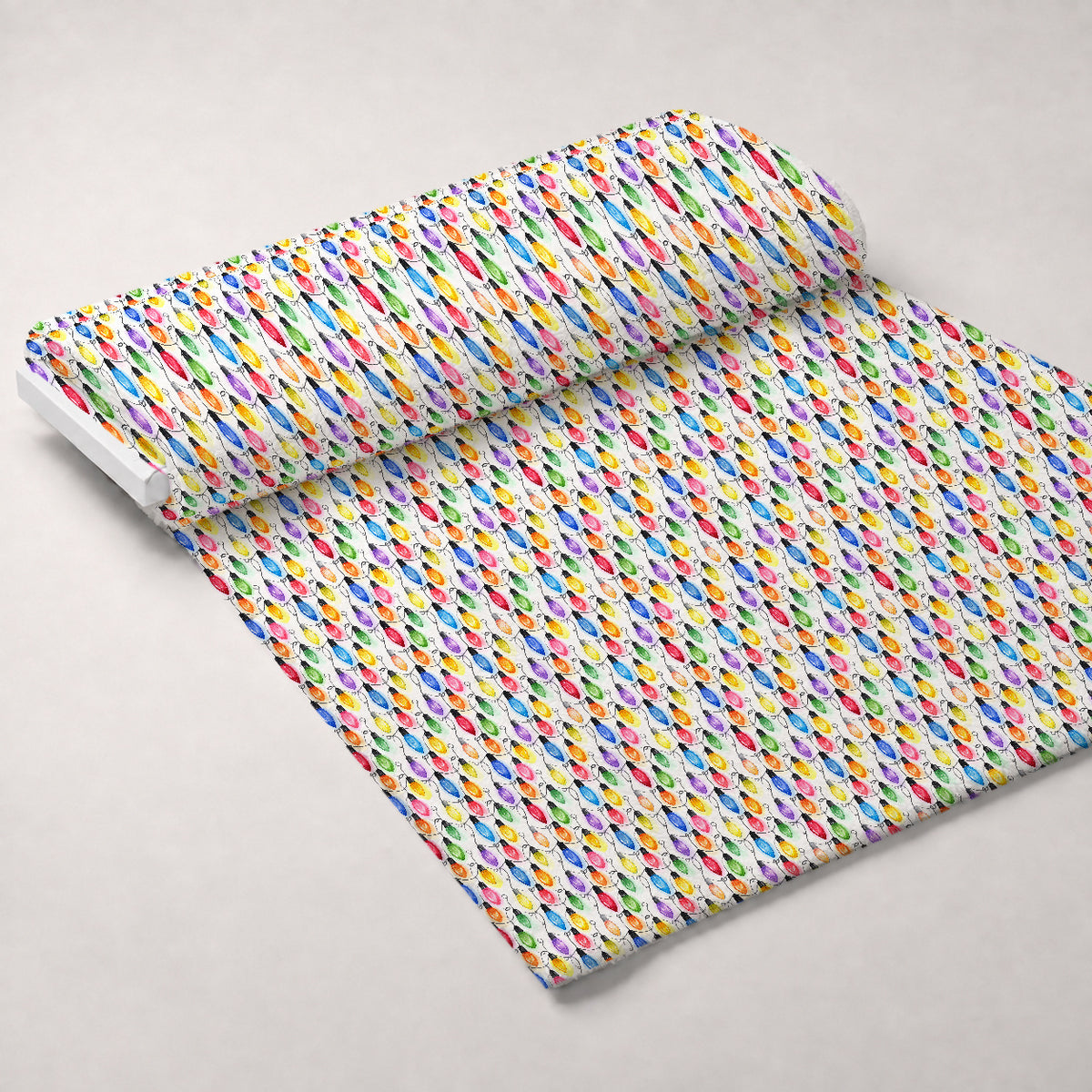 Technicolor Twinkle Pattern 8 Minky Fabric — plush minky unrolled bolt preview (mv-minky-v1:bolt)