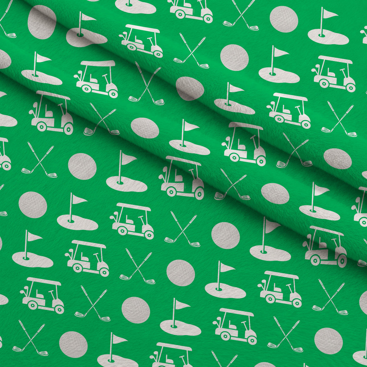Tee Time Pattern 10 Minky Fabric — plush minky folded close-up preview (mv-minky-v1:lying)
