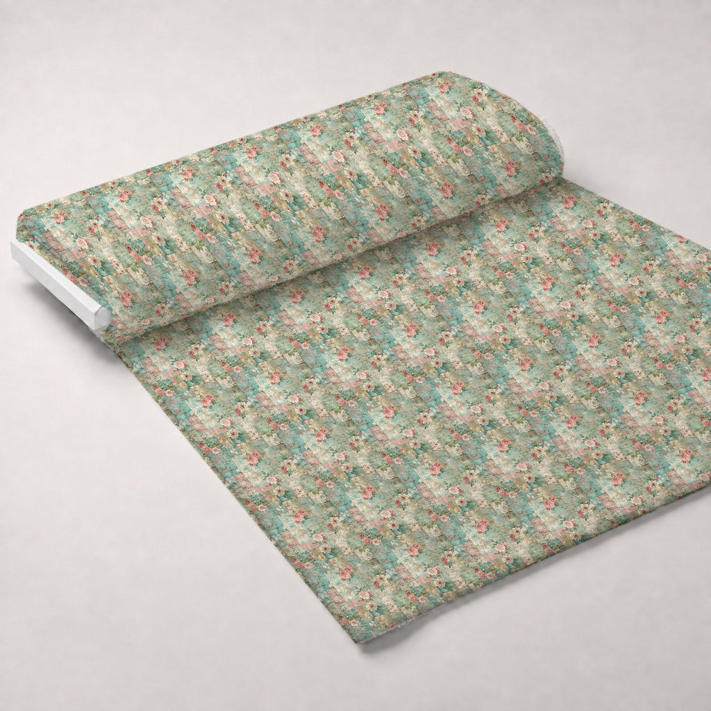 Timeworn Ephemera Pattern 10 Minky Fabric — plush minky unrolled bolt preview (mv-minky-v1:bolt)