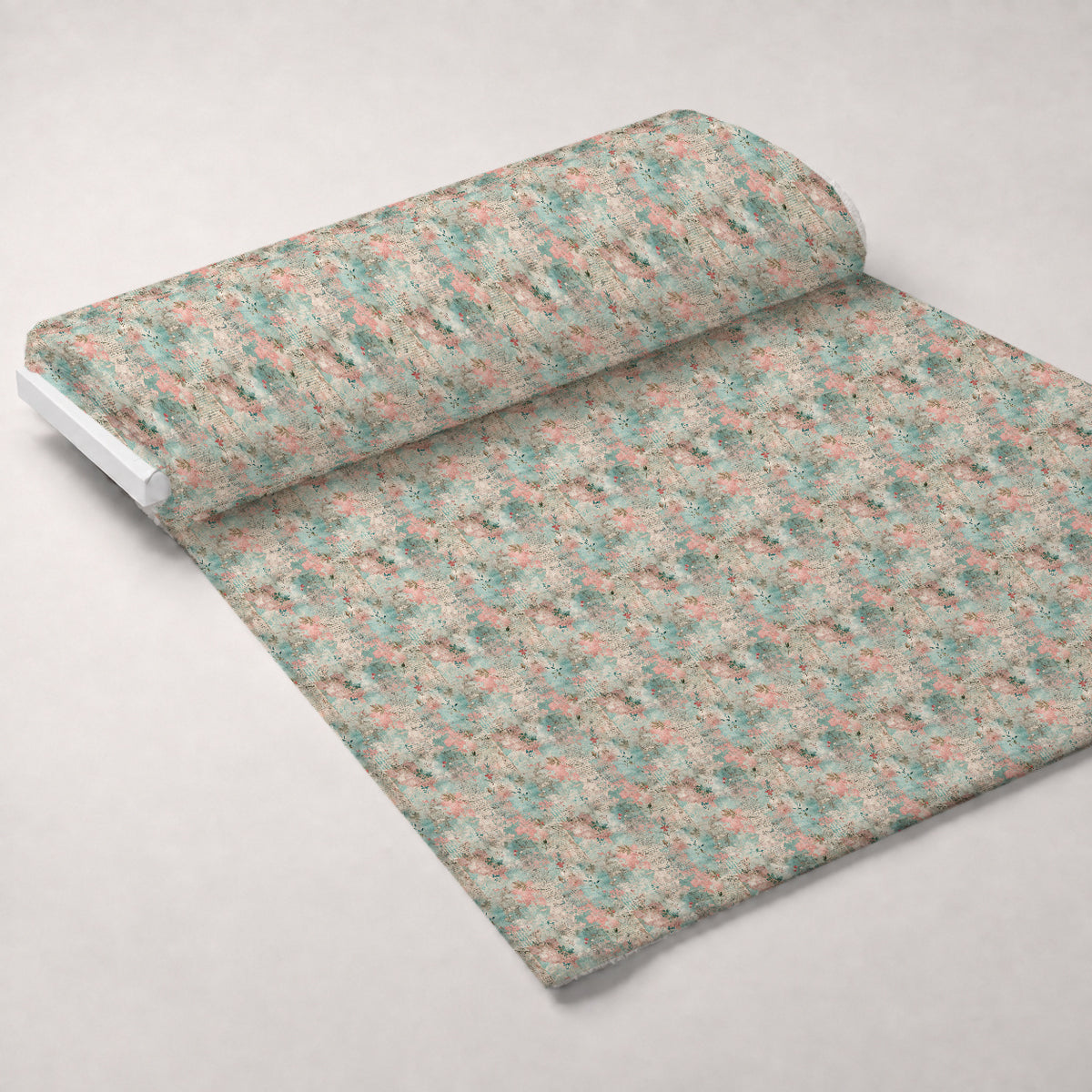 Timeworn Ephemera Pattern 12 Minky Fabric — plush minky unrolled bolt preview (mv-minky-v1:bolt)