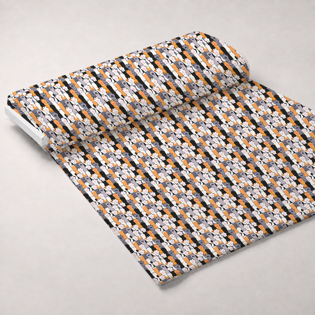 Toe Beans Pattern 1 Minky Fabric — plush minky unrolled bolt preview (mv-minky-v1:bolt)